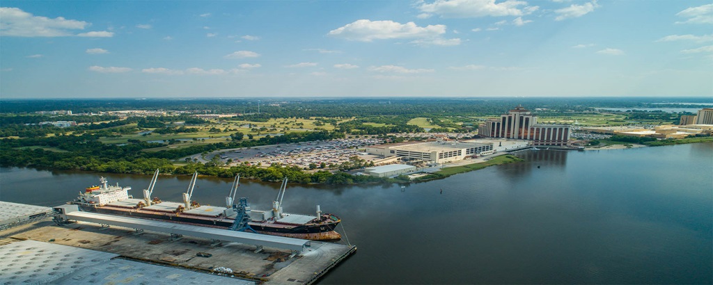 Lake Charles Cityscape