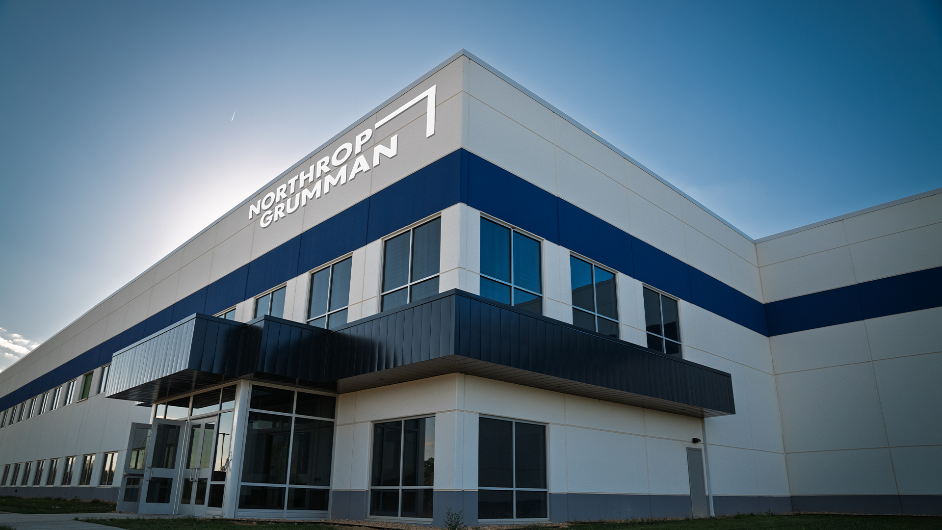 building with northrop grumman logo