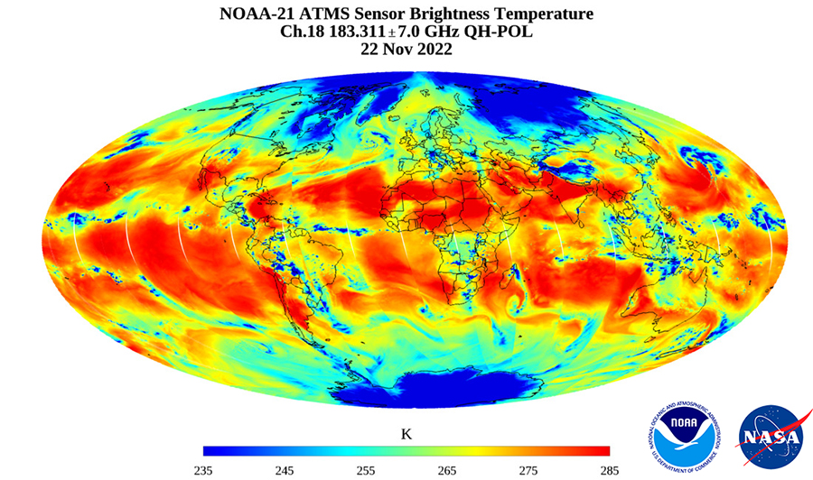NOAA weather Map