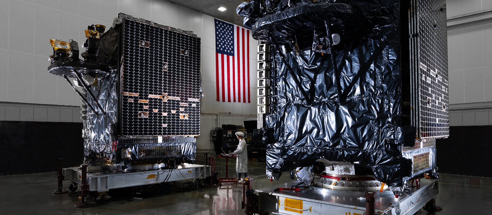 ASBM satellites in large building