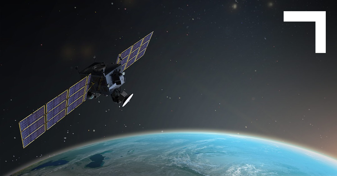 Eagle-3 satellite above earth