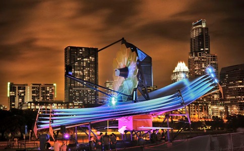 Full-Scale-Model of James-Webb-Space-Telescope