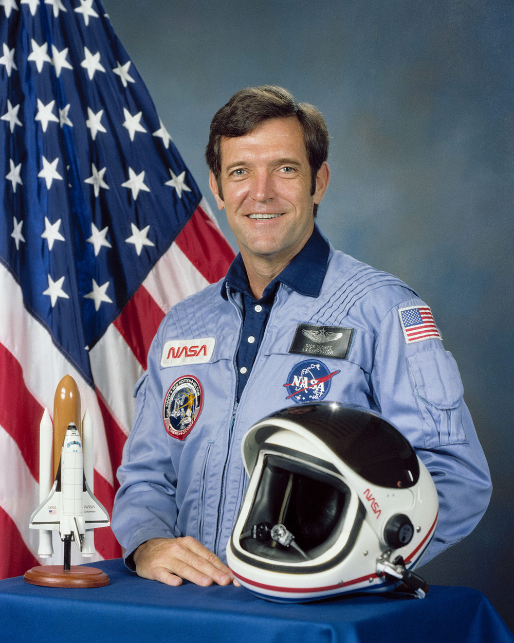 headshot of Astronaut Dick Scobee