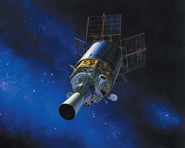 defense support program satellite in orbit