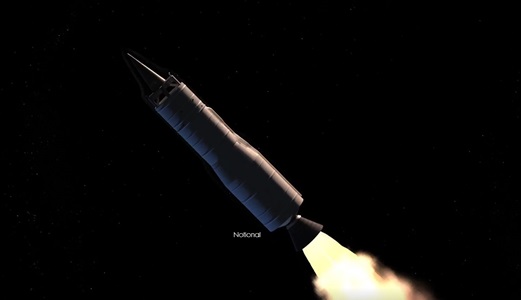 Sentinel ICBM modernization stage-two rocket motor test