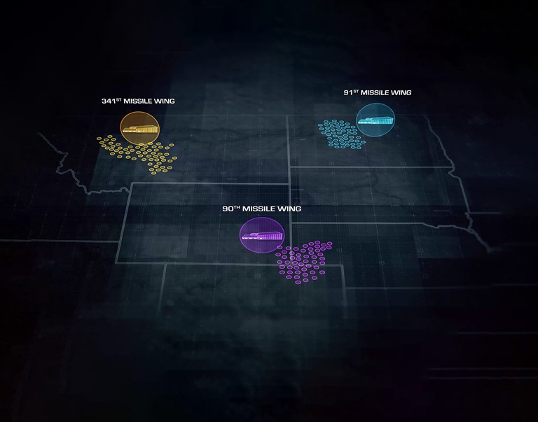 map with overlay of missile wings