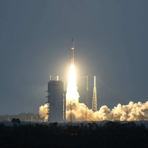 rocket launch into night sky