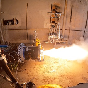 rocket motor test