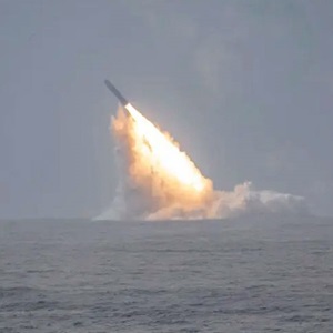 missile launch from underwater