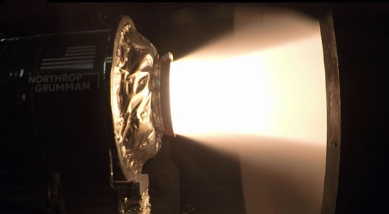 rocket motor test