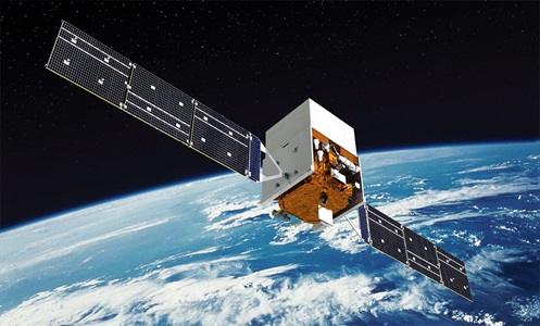 satellite in space
