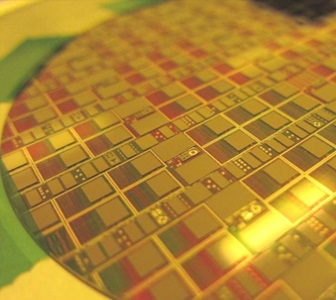 Close up photo of microelectronic component