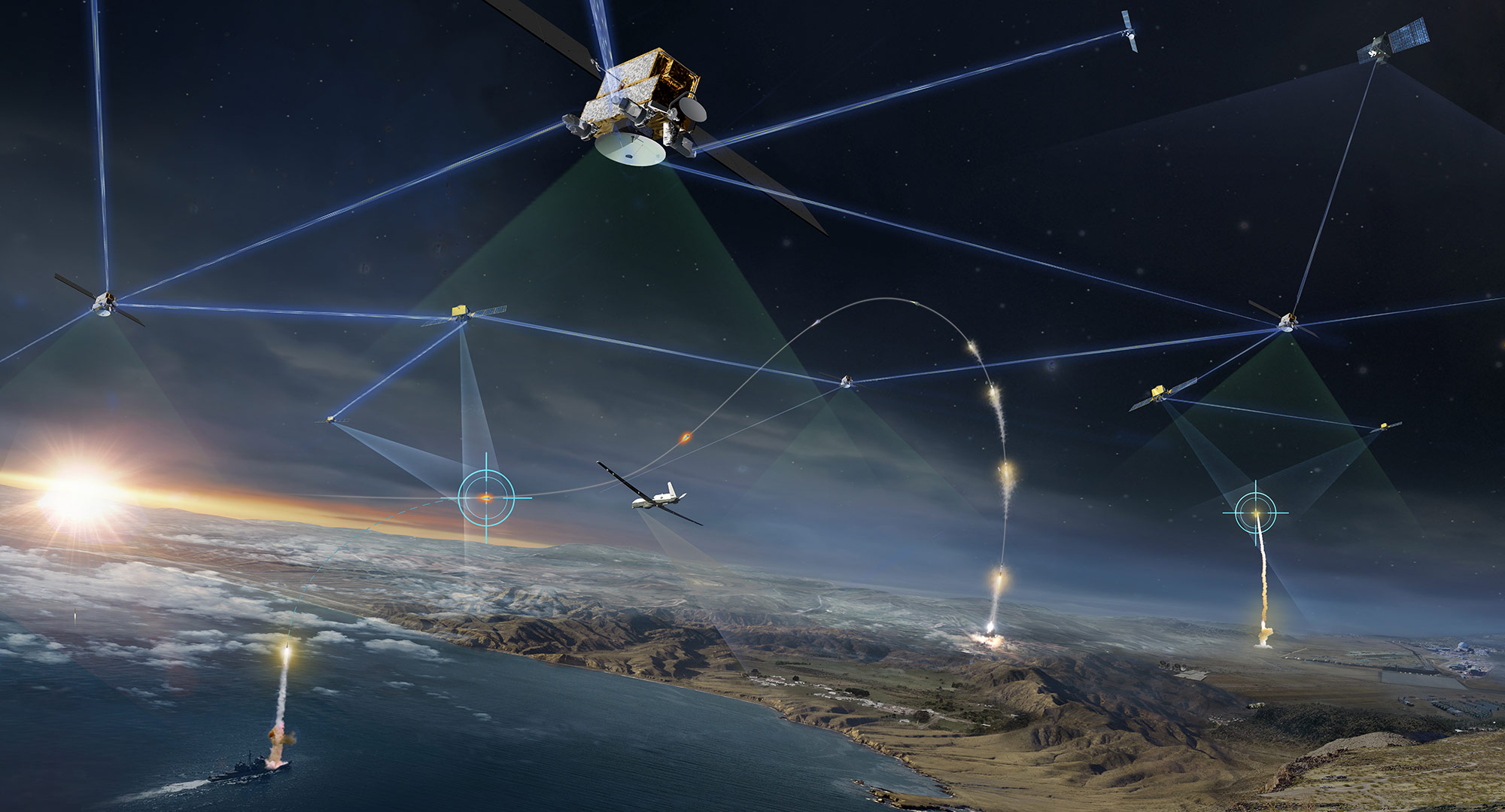 Missile Warning and Tracking illustration