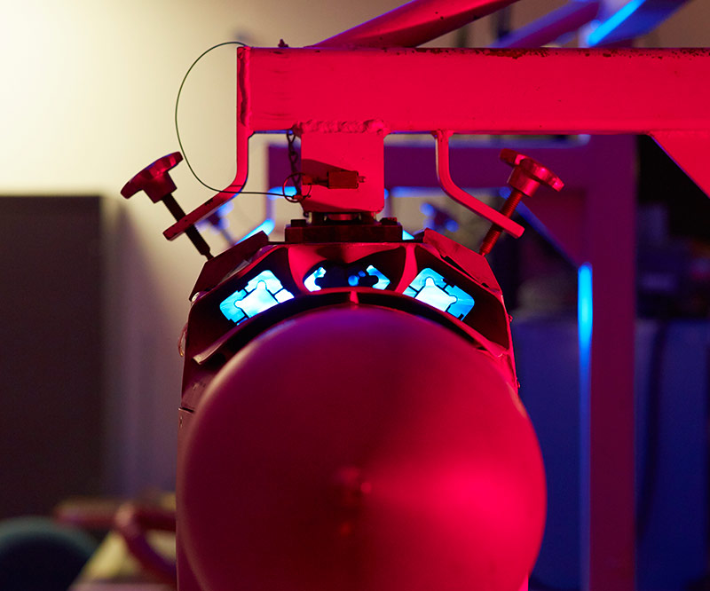 AN/ALQ-131(V) Electronic Countermeasures (ECM) Pod close-up of electronic attack pod