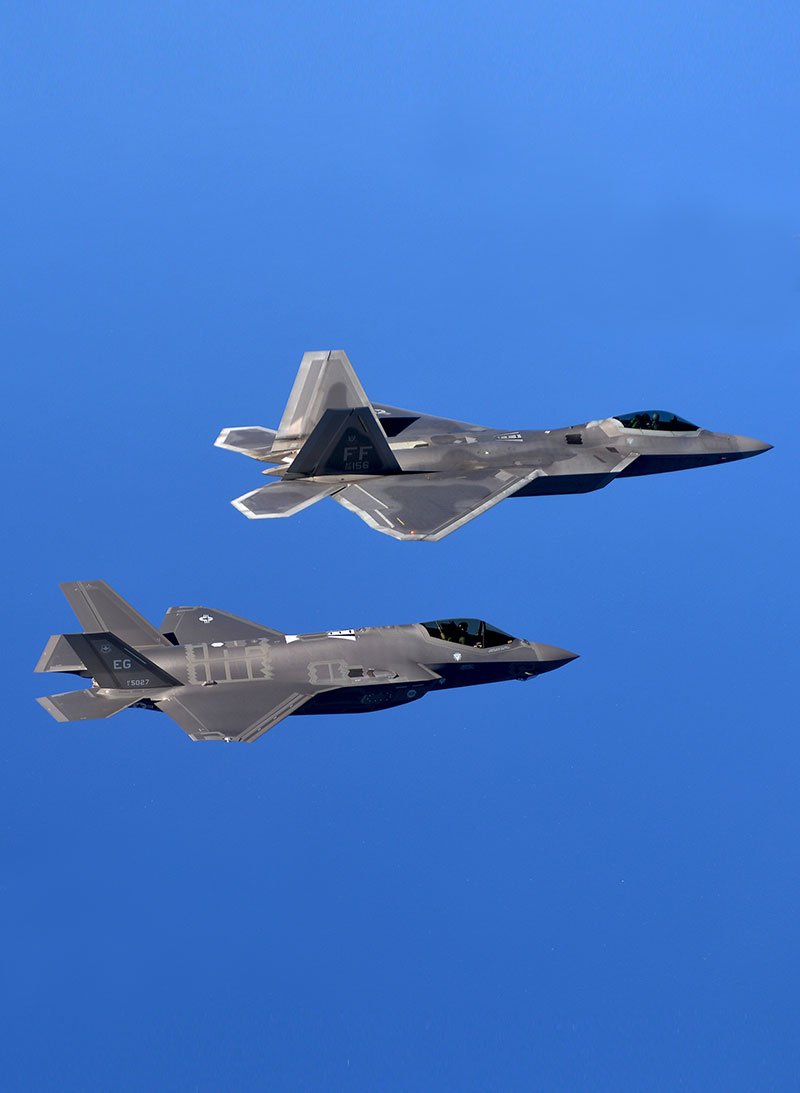 Active Electronically Scanned Array (AESA) Radars – F22 and F35 Active Electronically Scanned Array (AESA) Radars on F22 and F35