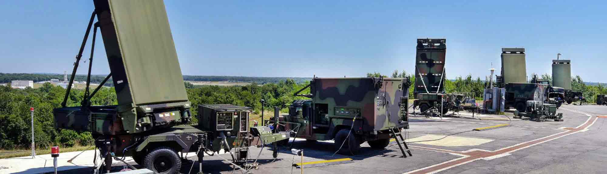 AN/TPS-80 Ground/Air Task-Oriented Radar (G/ATOR) – banner ground radar deployed
