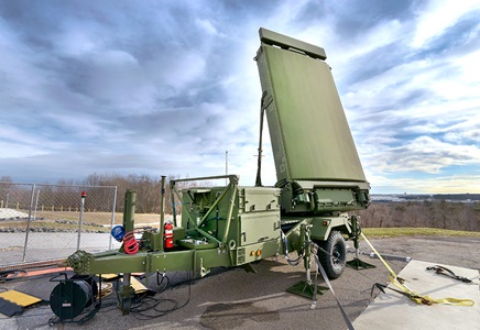 AN/TPS-80 Ground/Air Task-Oriented Radar (G/ATOR) ground radar deployed