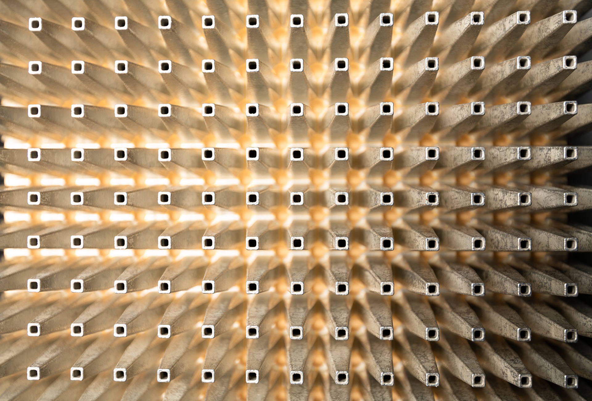 Multifunction AESA radar array showcasing advanced 3D-printed design and compact structure for versatile operations. Multifunction AESA radar array showcasing advanced 3D-printed design and compact structure for versatile operations.