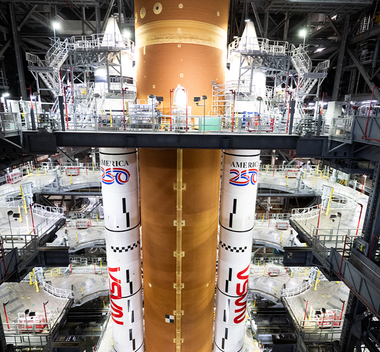 boosters of rocket