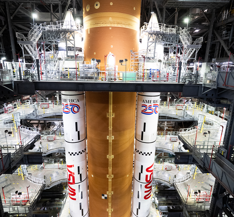 boosters of rocket