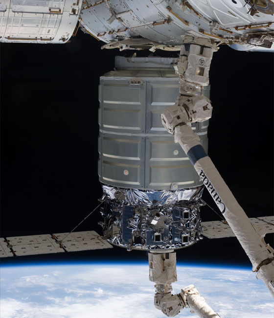 Image of Cygnus in space