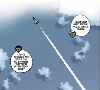 Manga Illustration Shoot the Hypersonic