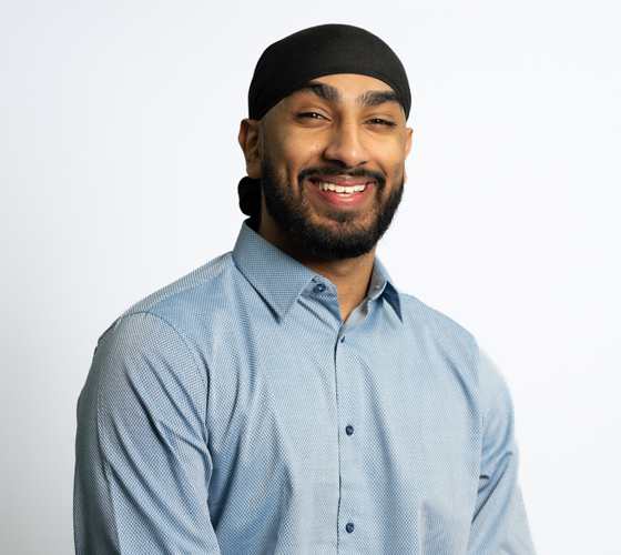 Photo of man smiling