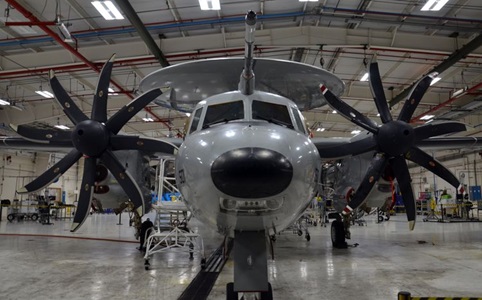 E-2D Advanced Hawkeye in hangar