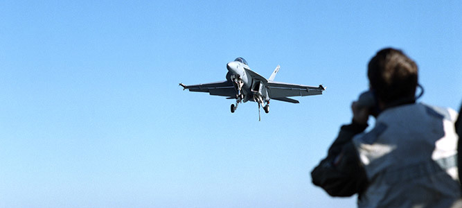 F/A-18 Super Hornet in flight