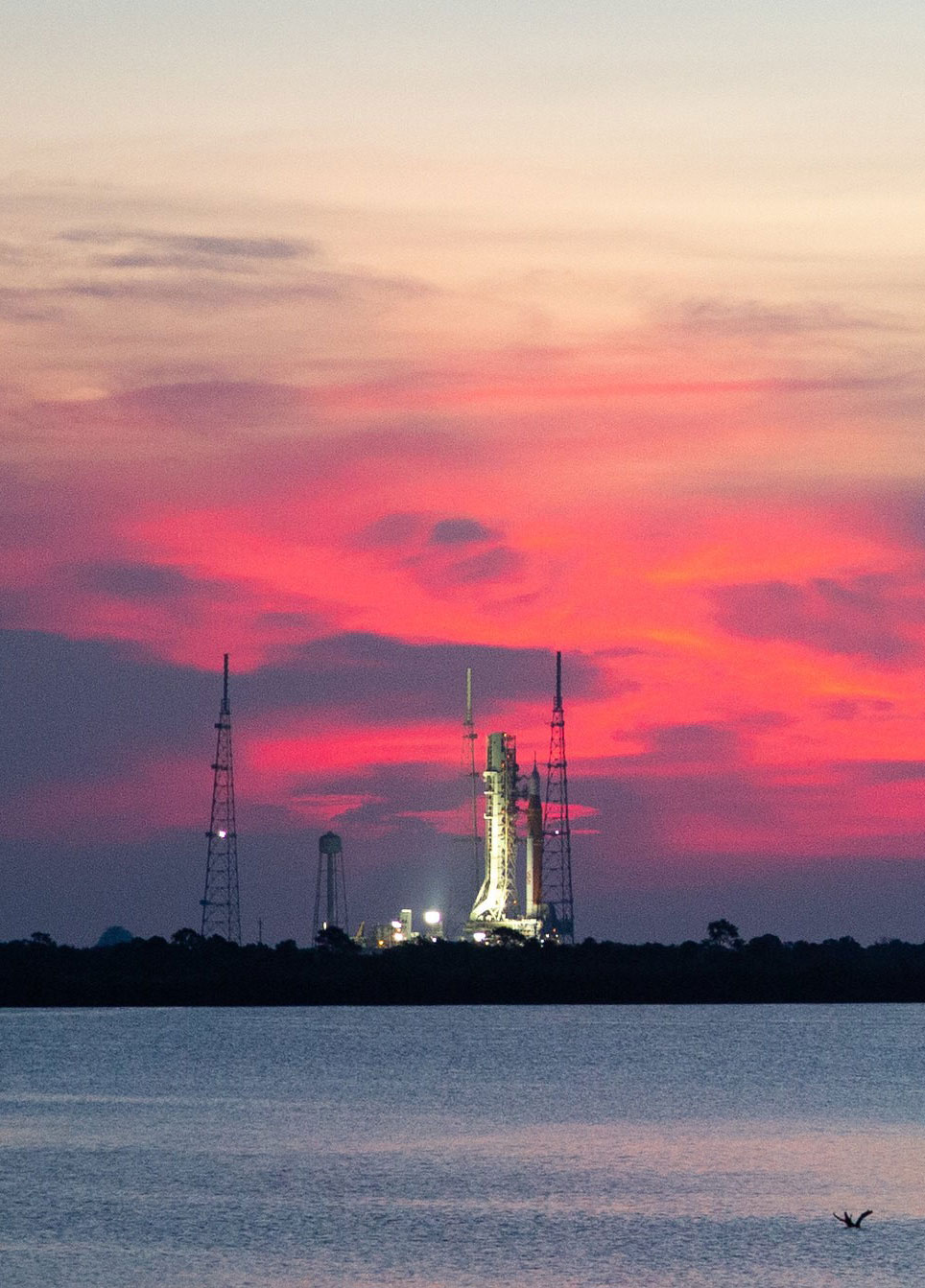 photo of artemis at sunset