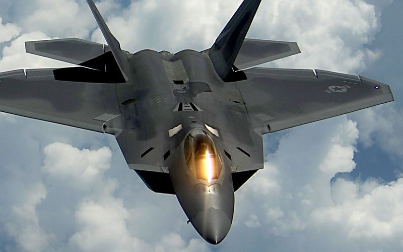 AN/APG-77 AESA Radar on F-22 Raptor