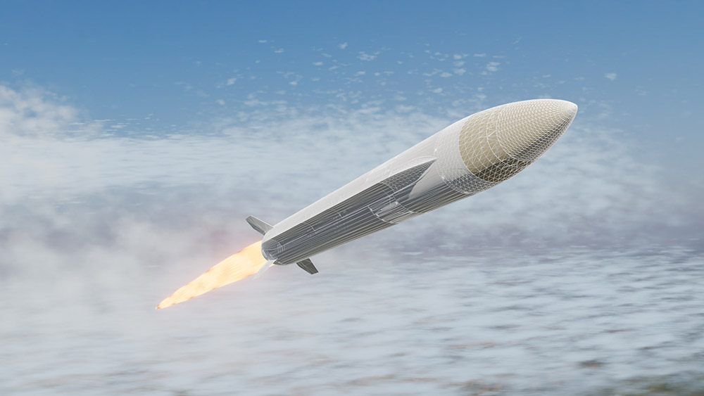 AFA Advanced Weapons rendering of missille inflight