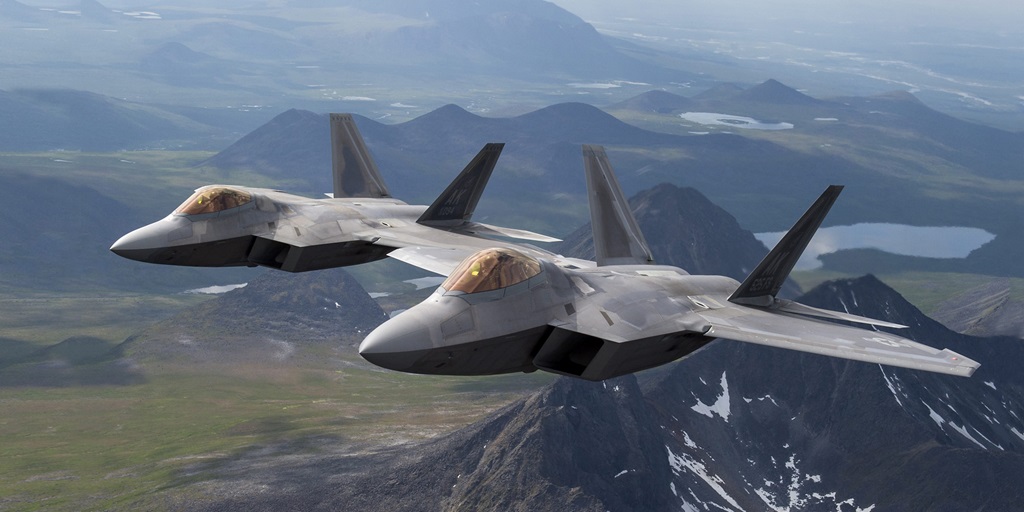 U.S. Air Force F-22 jet