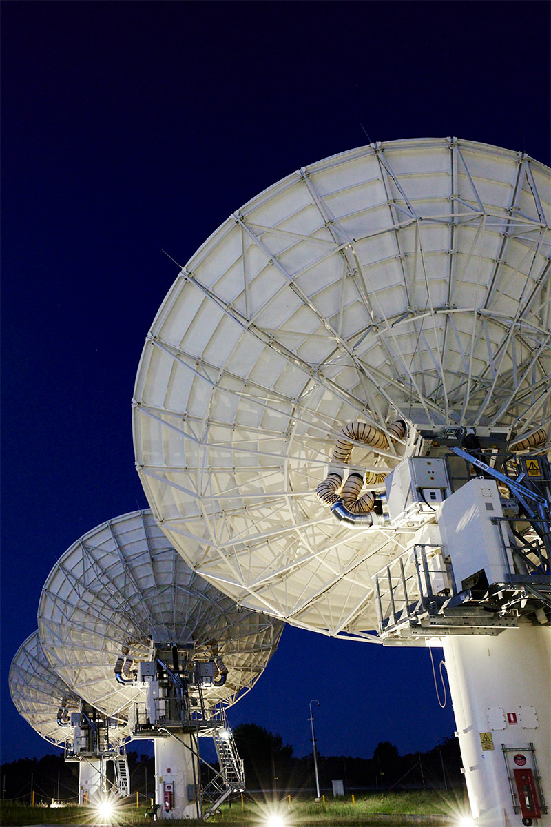 large satellite dishes