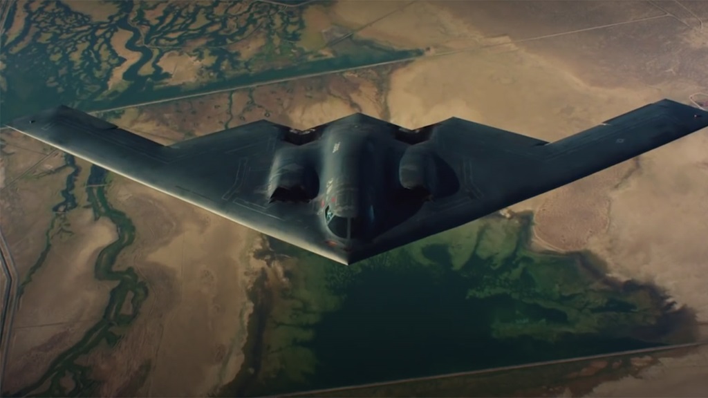 B-2 Bomber in flight