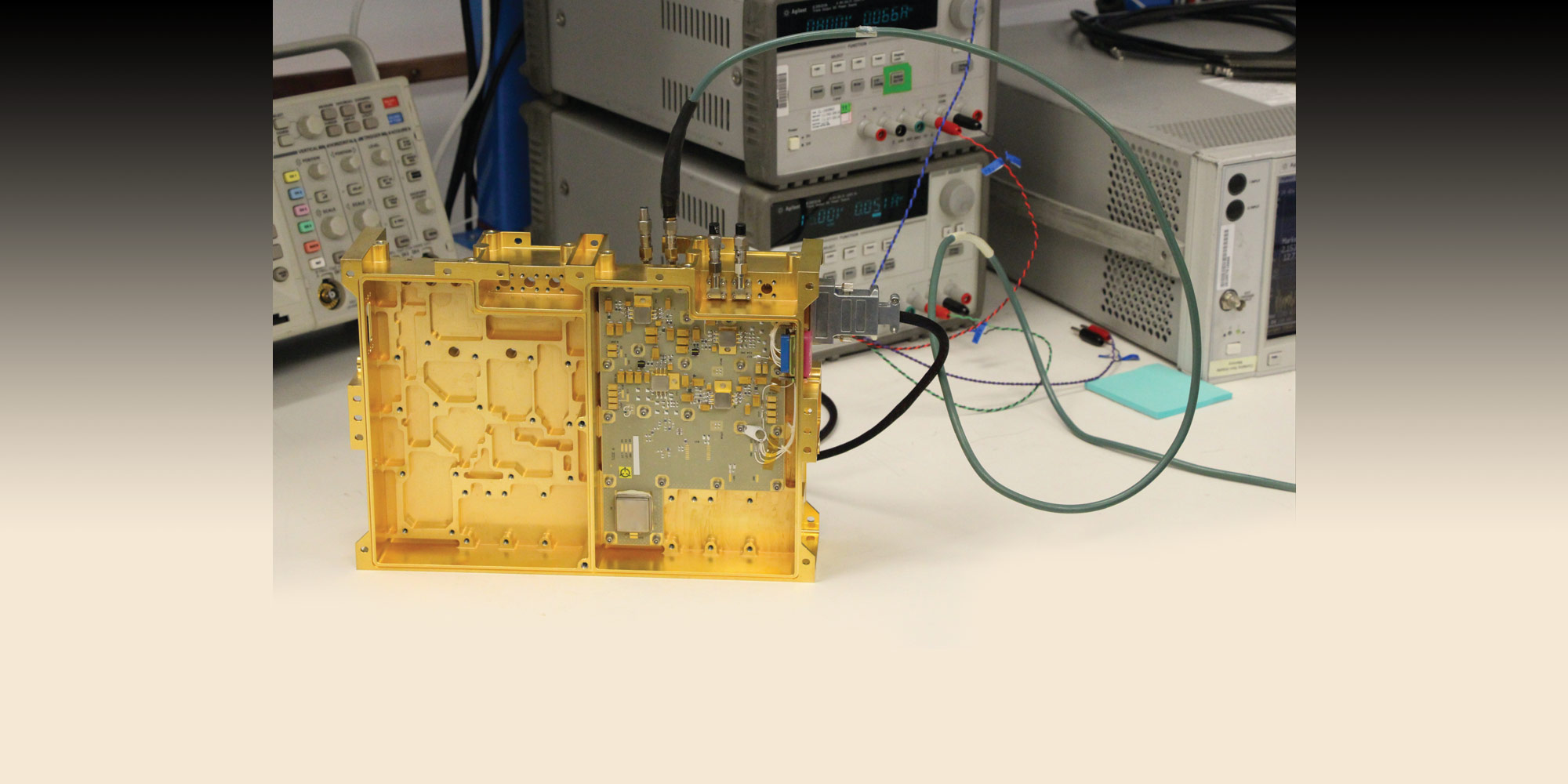 Common Frequency Source (CSF) circuit panel connect to meter