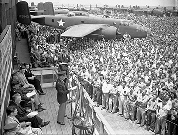 military personnels attending an event