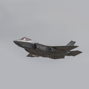 F-35 Fighter Jet in flight
