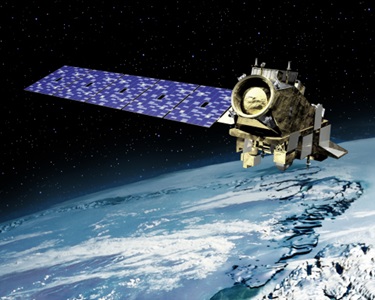 JPSS satellite above earth