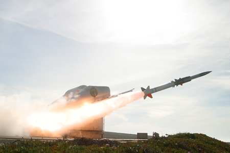 A missile is launched