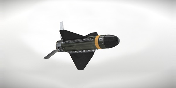 rendering of a munition