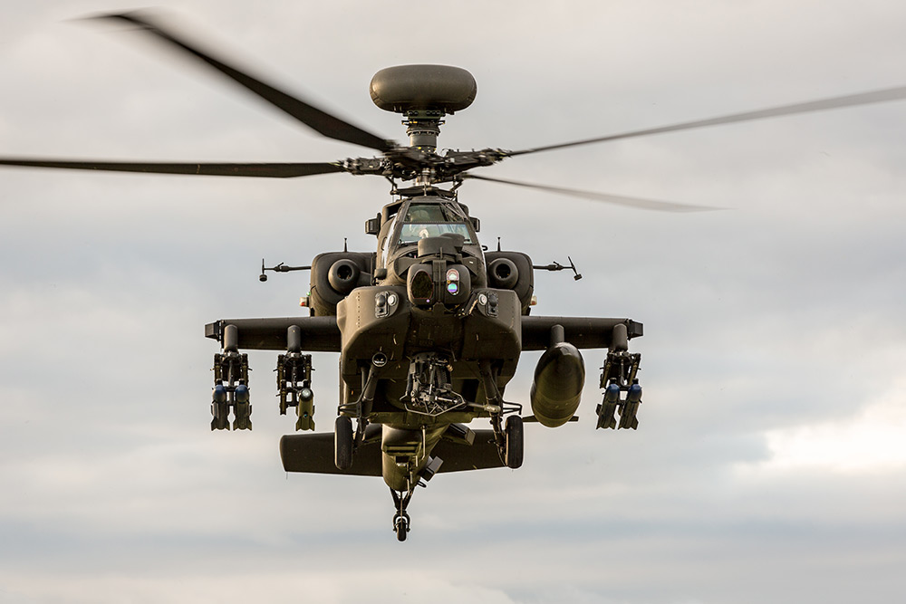 M230 Bushmaster chain gun on Apache-gunship