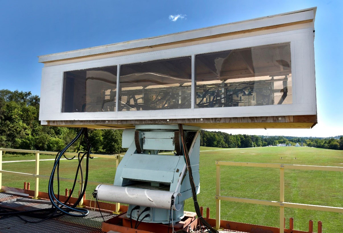 a large machine in a field