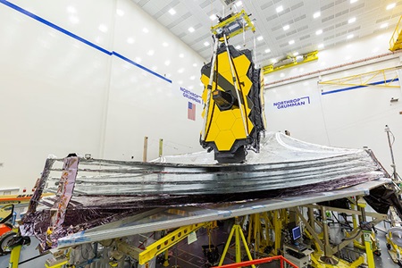 telescope being built in cleanroom