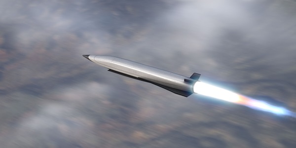 scramjet flying in the sky