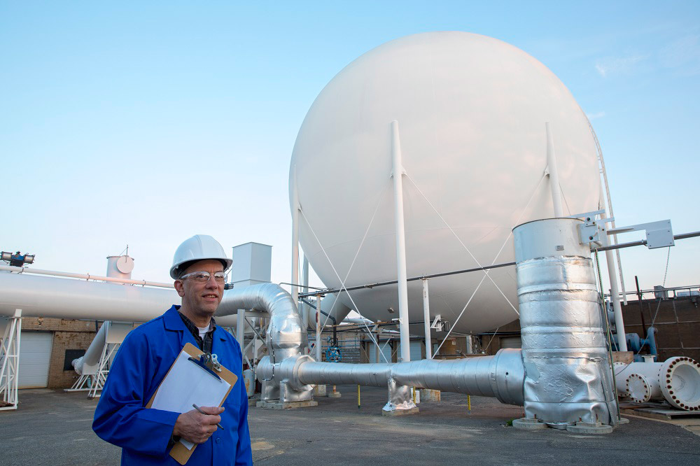 Photo of Northrop Grumman Vacuum Sphere Ejector System