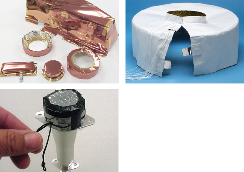 three photos of Thermal Insulation parts