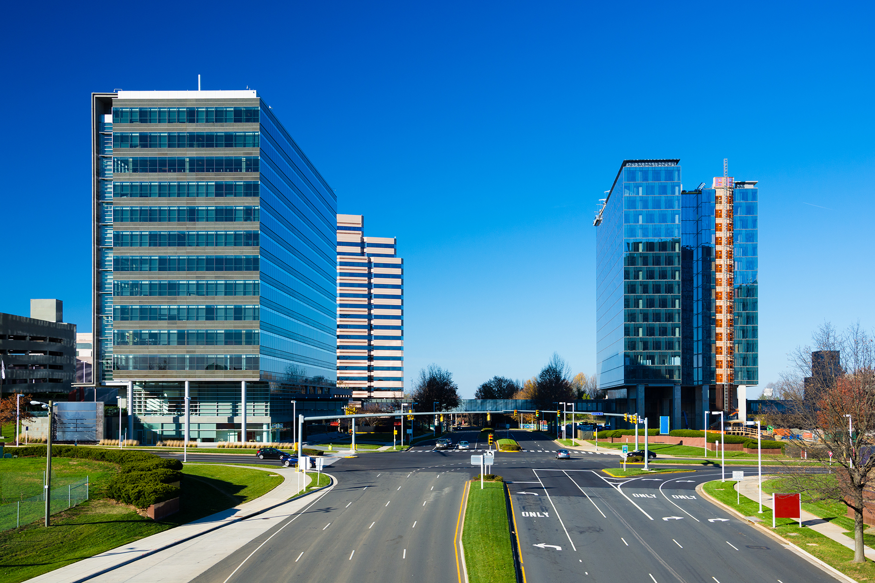 Highrise buildings in Tysons Corner, Virginia