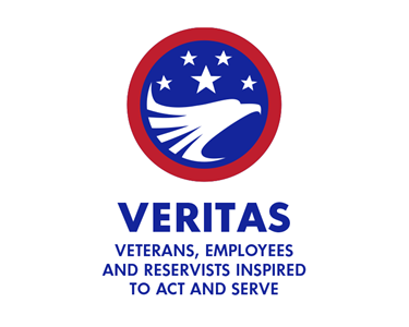 Veterans, Employees and Reservists Inspired to Act and Serve (VERITAS) VERITAS logo