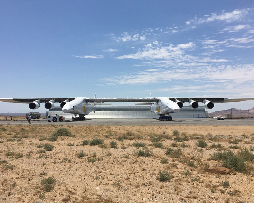 very large plane on tarmac